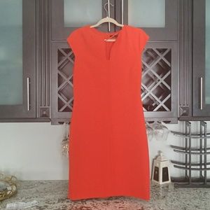 NWT  Orange Zaras midi dress